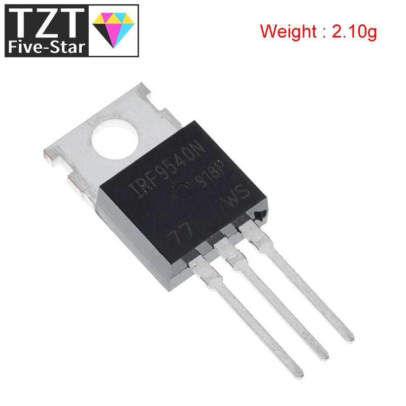 GREATZT 10/30PCS IRF9540N IRF9540 P-Channel Power MOSFET 23A 100 V TO-220