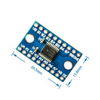 TXS0108E 8 Channel Logic Level Converter Module Bi-Directional High Speed Full Duplex Shifter 3.3V 5V for Arduino Raspberry Pi