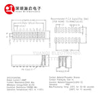 1U 1.27mm Pin Header SMT Connector Male Height 4mm 3mm 2mm 2*2/3/4/5/6/7/8/9/10/12/30/50p For PH 4.3mm/3.4mm/2.0mm Female Socket