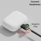 Type C/Micro Female To 2 Pin Terminal Block Solderless Charging Connector 5V USB C Screw Terminal Solderless Plug OTG Adapter