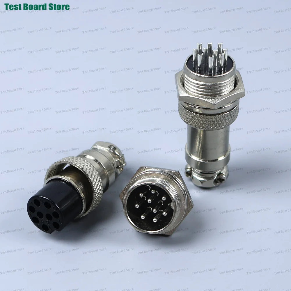 5 Sets/lot GX12 GX16 GX20 2P 3P 4P 5P 6 7P 8P 9 10 12 Pin Male Female Docking Aviation Plug Socket Waterproof Circular Connector