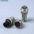 1/2/5Set GX20 Aviation Connector 2 3 4 5 6 7 8 9 10 12Pin Docking Aviation Male Female Plug Socket Waterproof Circular Connector