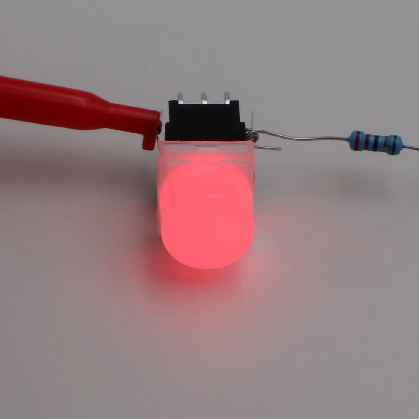5Pcs Honyone TS6 10mm Round Top Cap 8Pin With LED Momentary Reset DPDT PCB Mini Push Button Tact Switch