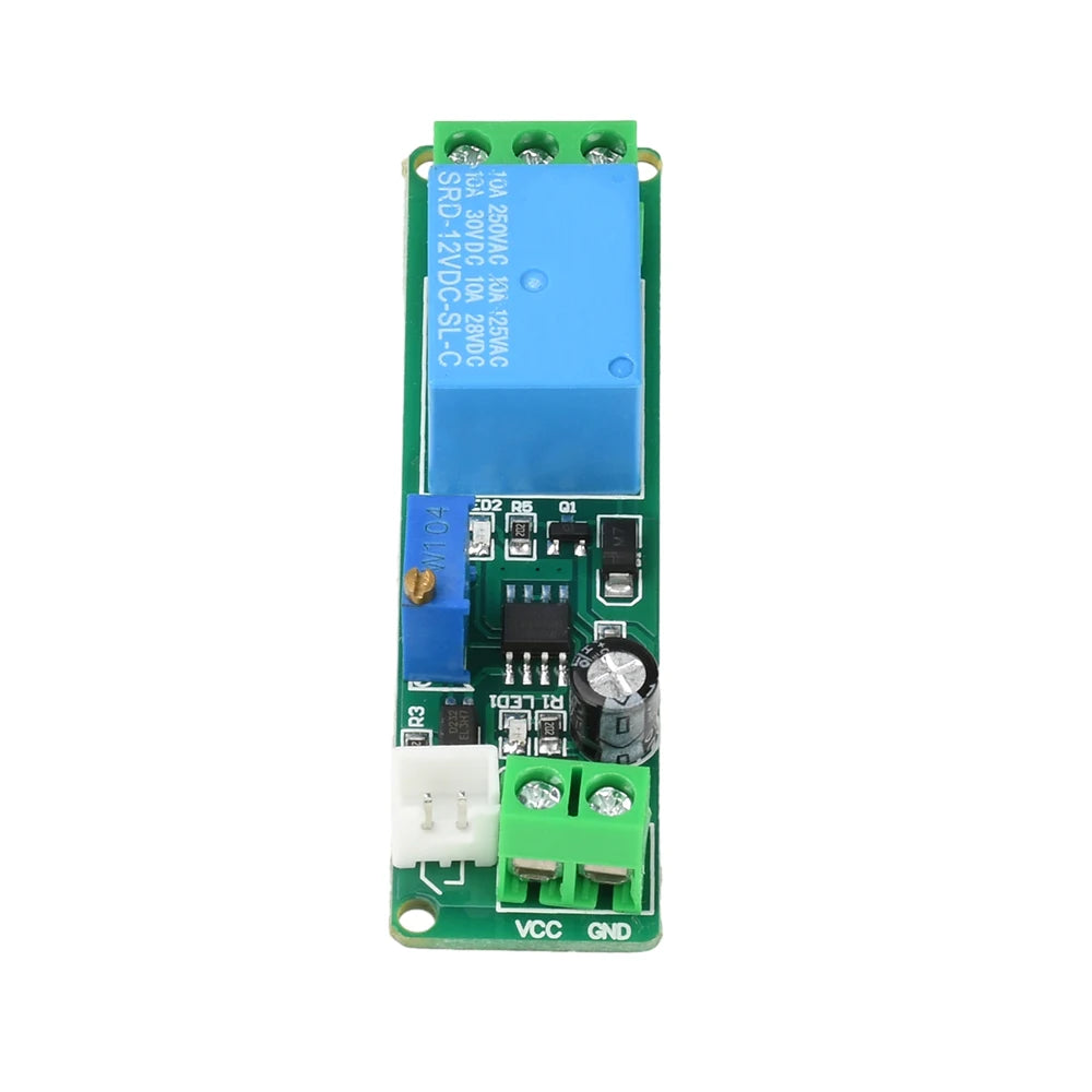 DC 5-12V relay switch module Timing Relay Switch Adjustable external button triggers connection delay Timer 1~10sec Delay Off