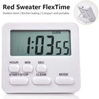 Multifunctional Kitchen Timer Alarm Clock Practical Kitchen Tools Supplies For Home Cooking Camping New