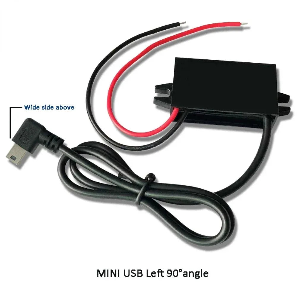 12V24V to 5V 3A Charging Converter DC to 12V to 5V Step Down Converter with Female/MICRO/TYPE C/MINI USB for Car Motorcycle