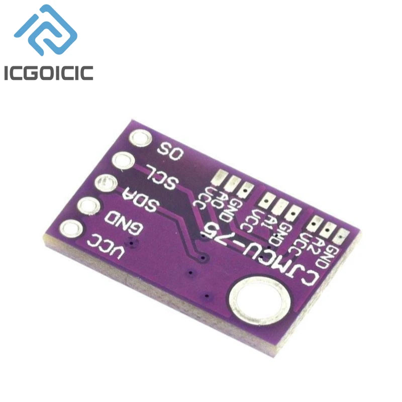 1-20PCS LM75 Temperature Sensor Module High Speed I2C IIC Interface High Precision Development Board For Arduino LM75A