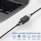 5/10/20/30pcs RJ45 coupler, suitable for Cat7/Cat6/Cat5e/Cat5 Ethernet cable extension connectors - female to female, black