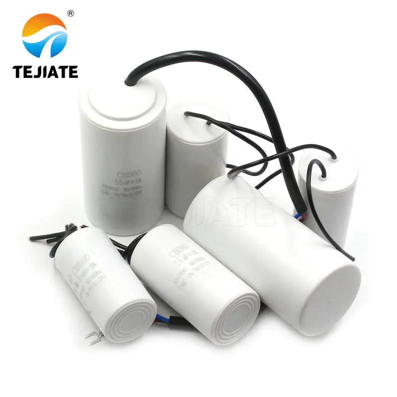 CBB60 washing machine household appliance capacitor 4/5/6/8/10/12/15/20/25UF water pump spin dry dehydration start capacitor