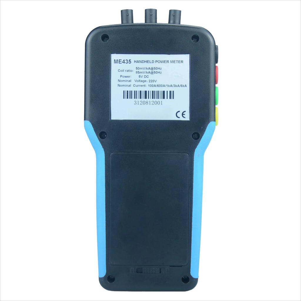 Portable MEATROL ME435 Three Phase Power Data Logger Rogowski Coil Digital Energy Watt Meter Industrial Power Analyzer