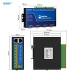 4 Channel Serial Server RS485 RS232 RS422 to Ethernet CDSENET NB144-V2 Series TCP UDP MQTT HTTP Modbus Storage Gateway Watchdog