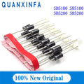 20PCS SR5100 SB5100 5A100V SR5200 SB5200 5A/200V Schottky diodes