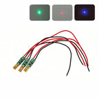 3pcs Mini 5mW 520nm 450nm 650nm Dot Light Brass Laser Diode Module Positioning Red Green Blue LED