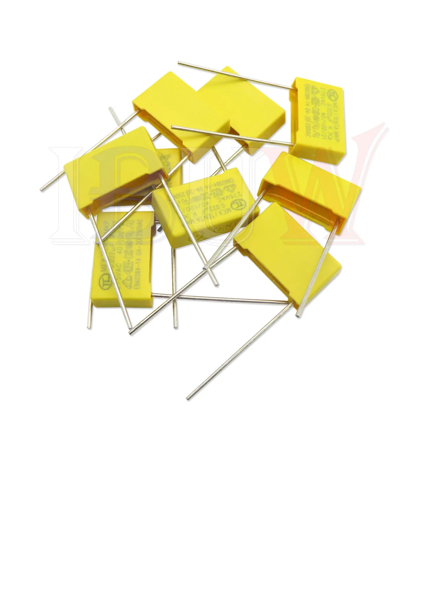 10pcs 275VAC capacitor X2 series 0.01UF ~ 2.2UF Polypropylene film capacitor New 10nf 100nf 150nf 200nf 680nf 470nf 1UF