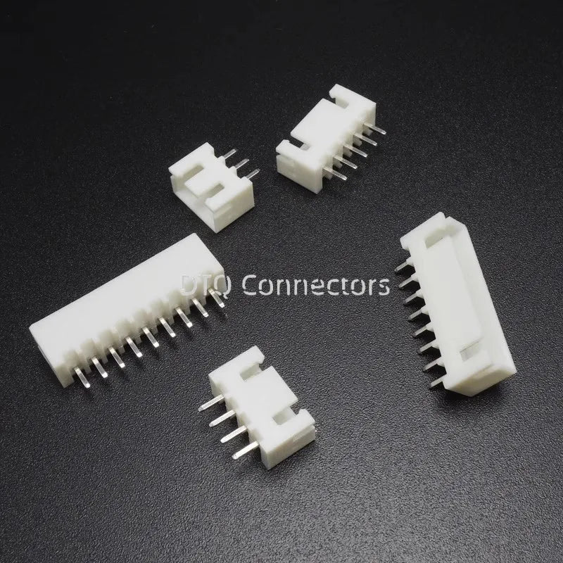 50pcs XH2.54 2/3/4/5/6/7/8/9/10/11/12/13/14/15/16pin JST Connector plug Male, Female, Crimps