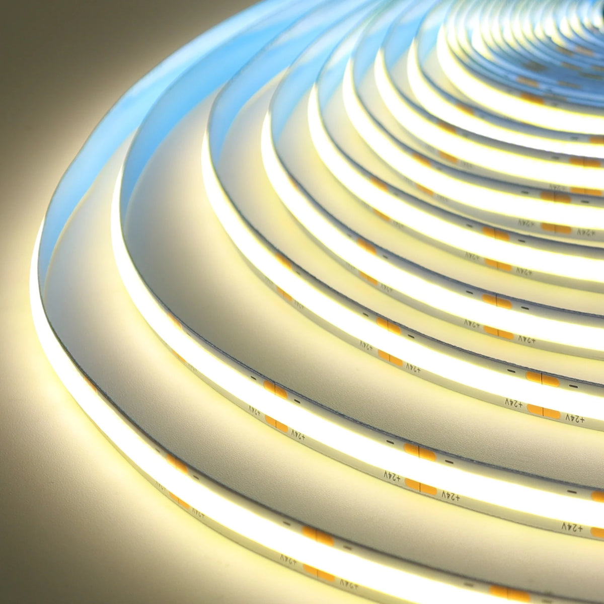 DC12 24V COB LED Strip Light 528Leds/m Flexible Tape Ribbon High Density Linear Lighting 3000-6500K RA90 Led Lights Room Decor