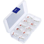 100pcs 10values MF58 NTC Thermistor Resistor Assorted Kit 2K 5K 10K 15K 20K 50K 100K 200K 500K 1M Temperature Sensor +/-5% 3950B