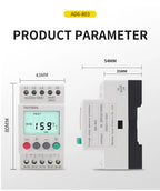 LCD Digital Three-Phase Power Supply Motor Overvoltage And Undervoltage Elevator Phase Sequence Protection Relay