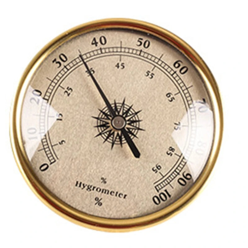 Aluminum Alloy Barometer Thermometer Hygrometer Gauge Tester Temperature Humidity Meter Precision Mechanical Home Office