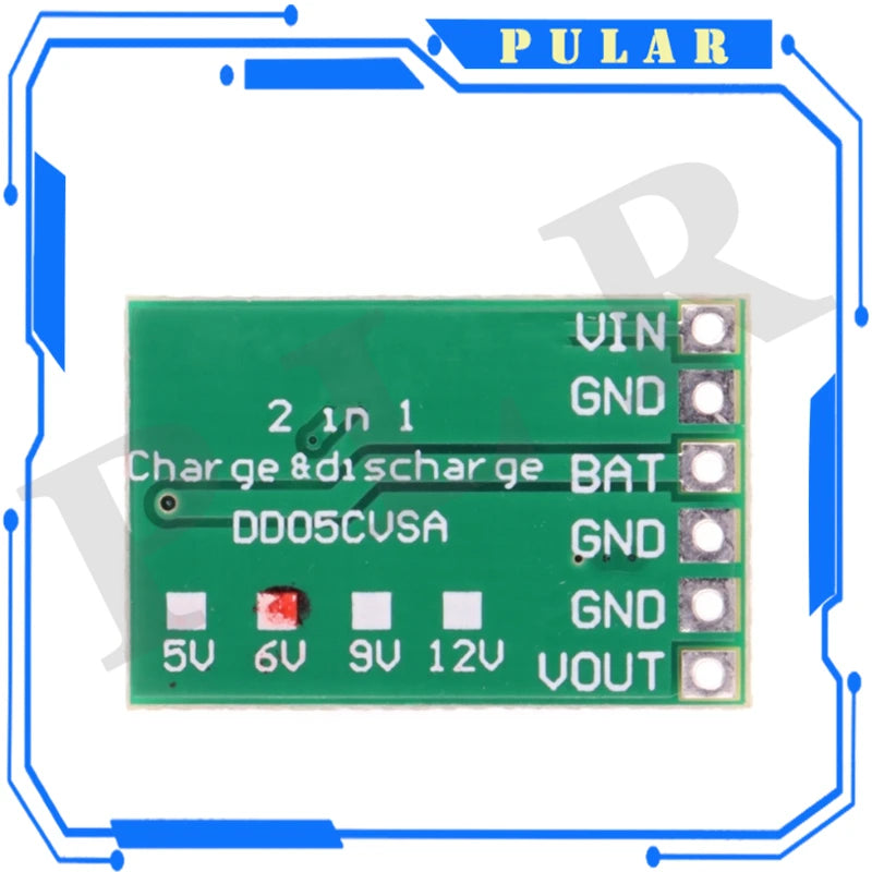 3.7V 4.2V Charger PLR 5V 6V 9V 12V Discharger Board DC DC Converter Boost Module for diy UPS mobile power 18650 lithium battery