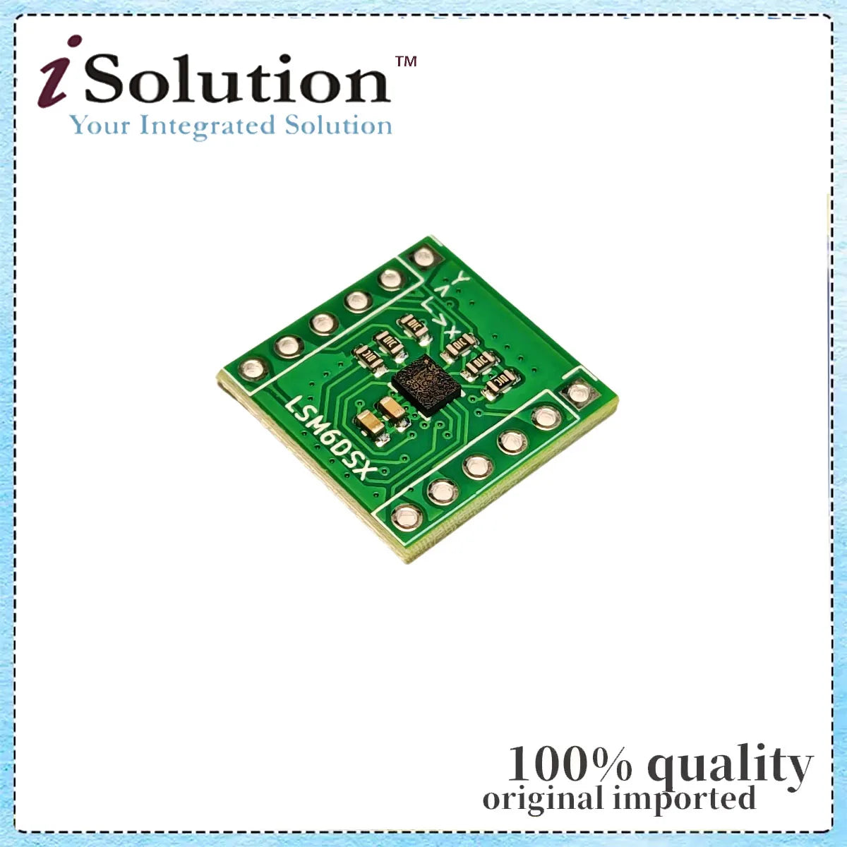 LSM6DSO Accelerometer Gyroscope Sensor Module 6-Axis Inertial Measurement Unit Tilt Angle Detector I2C SPI Communication