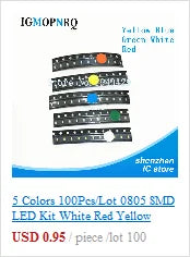 1Reel 4000pcs 0603 SMD LED  light  Yellow Red  Green Blue White new and
