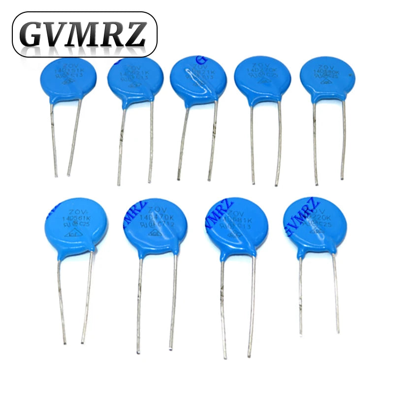 MOV Metal Oxide Varistor DIP Type 07D 10D 14D 20D Series Assorted Models for Electronic Circuit Use