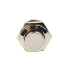 12V 16mm Metal Waterproof Push Button Momentary On Off Horn Switch Start Brass Durable And Practical Button Switch Hot Sale