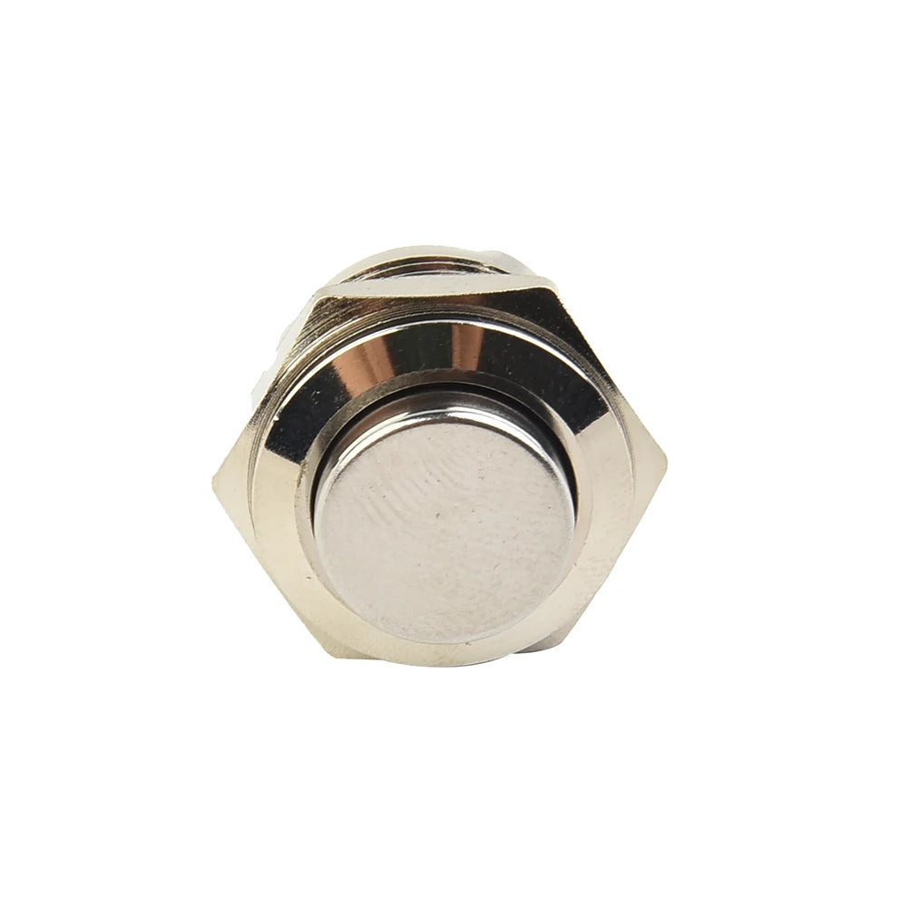 12V 16mm Metal Waterproof Push Button Momentary On Off Horn Switch Start Brass Durable And Practical Button Switch Hot Sale