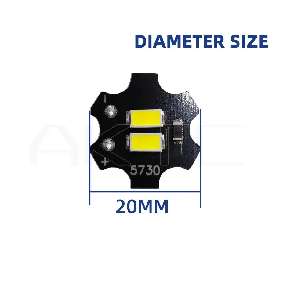 1-20 Pcs Mini LED Light Board DC 5V 1W SMD5730 3000K Warm/White 6000K 20mm Aluminum Plate Lamp Beads and USB Switch Cable On/Off