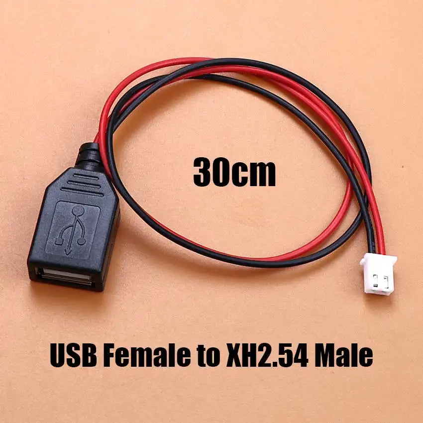 USB A 2.0 Male Female Plug to XH2.54 PH2.0 1.25 Du-Pont Terminal Wire Power Cord USB Adapter Extension Cable Touch Screen Cable