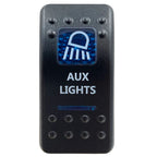 Blue Led Rocker Switch Button 5Pins&7Pins ON OFF ON For Car Marine Boat NARVA ARB Style interior Lights parts Camper Accessories