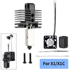Upgrades V2.0 For Bambu Lab P1P Hotend Kit Bi Metal Throat For Bamboo X1C Hot End X1 Nozzle P1S Thermistor Hardened Steel Nozzle