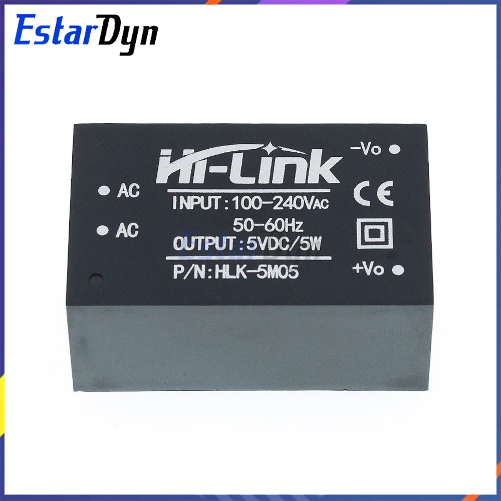 HLK-PM01 PM03 PM12 5M05 5M03 5M12 AC-DC Power Module, 220V to 5V/3.3V/12V Mini Converter for Smart Home IoT Device