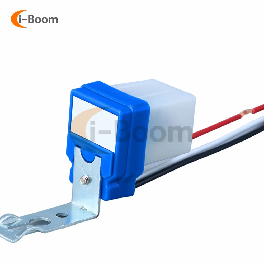 DC 12/24V AC 110/220V 10A Automatic Switch Auto On/Off Photocell Street Light Switch Waterproof Photo Control Sensor Switch