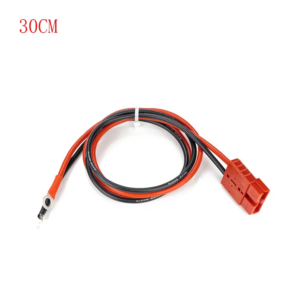 30/50/100CM 50A 10AWG High Current Connector Cable for Anderson Plug Electric Battery Charging Extension Cable Connector