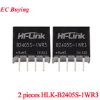2pcs/1pc DC DC Isolated Power Module 1W Hi-Link B2405S B2412S B2424S 1WR3 24V to 5V 12V 24V Converter Voltage Transformer Module