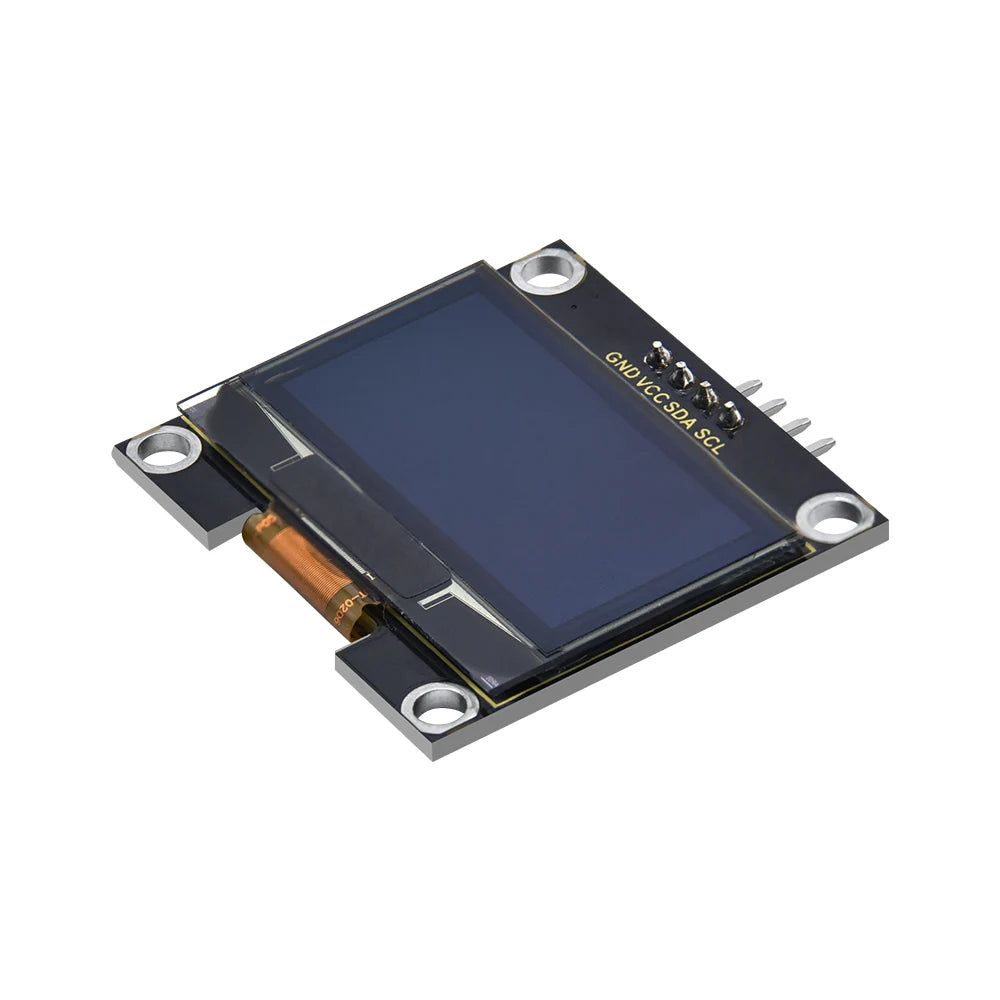 Keyestudio 0.96/1.3-inch OLED Module LCD Display 128x64 With IIC Ports 12C Serial LCD Panel With Baseboard For Arduino