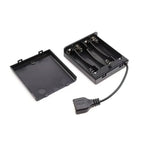 2X 3X 4X 6X 8X AA USB Battery Case With Power Switch With USB Socket AA Battery Box for 5V LED Strip Lights Mini Power Supply