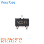 50pcs/10pcs ME6118A33B3G ME6118A50B3G SOT-223 6118A SOT223 3.3V 5V 1A LDO Regulator IC Chip ME6118A33PG ME6118A50PG ME6118A33M3G
