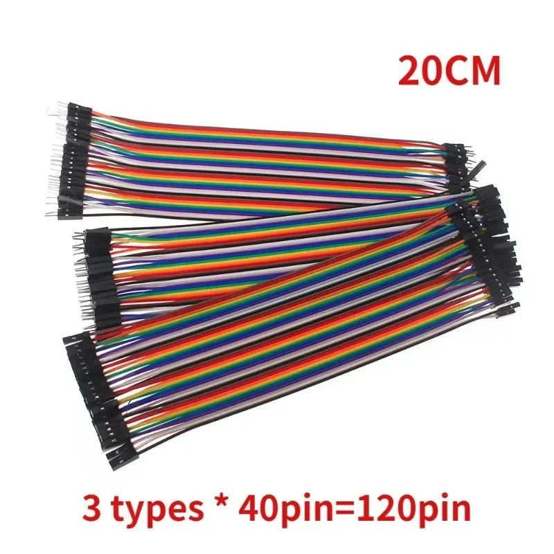 MB102 Breadboard Jumper Wire 400 Points PCB Bread Board Dupont Line Kit Male To Male/Female To Female/Male To Female 10/15/20cm