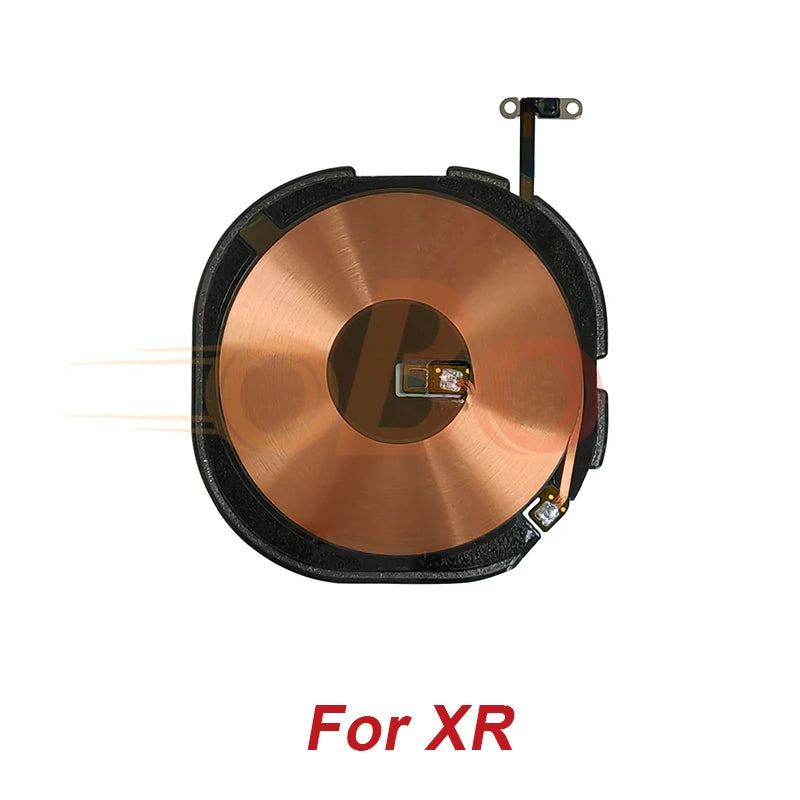 Wireless Charging Chip Coil Sticker With Volume Flex For iPhone X XR XS 11 Pro Max Wireless Charger Panel Repair (1PC)