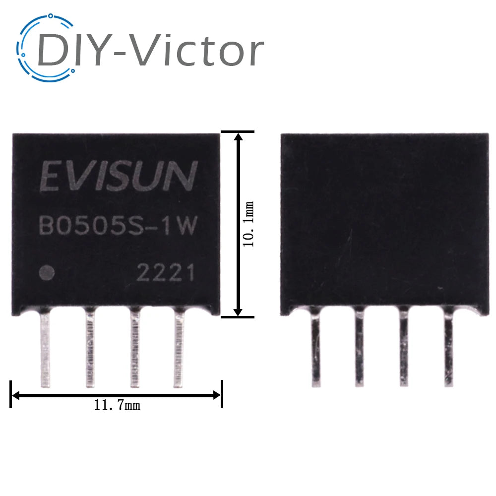 1pcs B0505S-1W B0505S B0505 SIP-4 IC New Original 5V to 5V Converter DC Power Module Converter 1000VDC Isolation