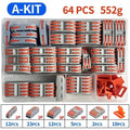 10pcs Compact 1/2/3/4/5 in Multiple Out Wire Connector - Speedy Splicing, 0.08-4.0mm  for Home Wiring Conductor Terminal