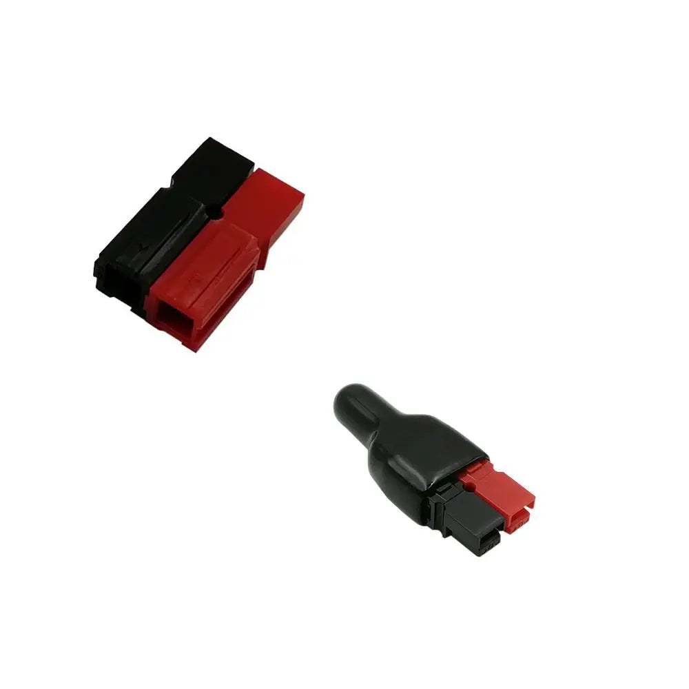 For Anderson Styles Connector 30AMP Plug Rubber Black UPS Power Plug 600V Photovoltaic Systems High Current Connector