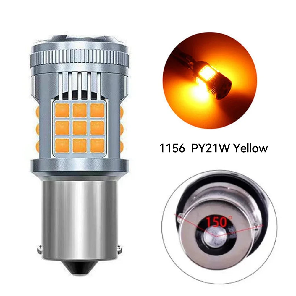 Car LED 1156/1157/T20 Signal Lights Headlight Bulbs Turn Lamp Running Light Bright 3030 36smd PY21W Anti Flicker Brake Lamp