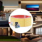 220V Dimmable COB LED Strip Light WIFI Bluetooth Wall Touch 23key Remote Control Power Kit 288LEDs/M Waterproof Flexible Lamp