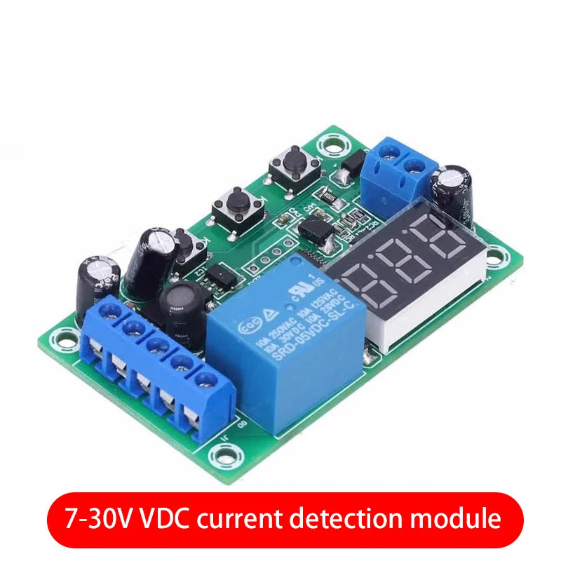 YYI-2  DC Current Detection Module Relay Digital Display Overcurrent Alarm Switch Controller Motor Stall Protection 5V 12V 24V