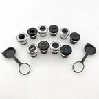10Pcs Metal D‑Type Panel Mount Socket RJ45 CAT6 HDMI USB3.0 Straight Through Network Connector Module Round Panel Mount Adapter