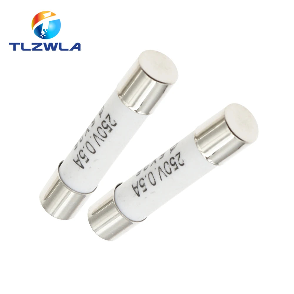 10PCS RO55 Fast Blow Ceramic Fuse 5*25mm Fuse 250V 0.5A 1A 2A 3A 4A 6A 8A 10A 15A 20A 25A 30A 5X25MM